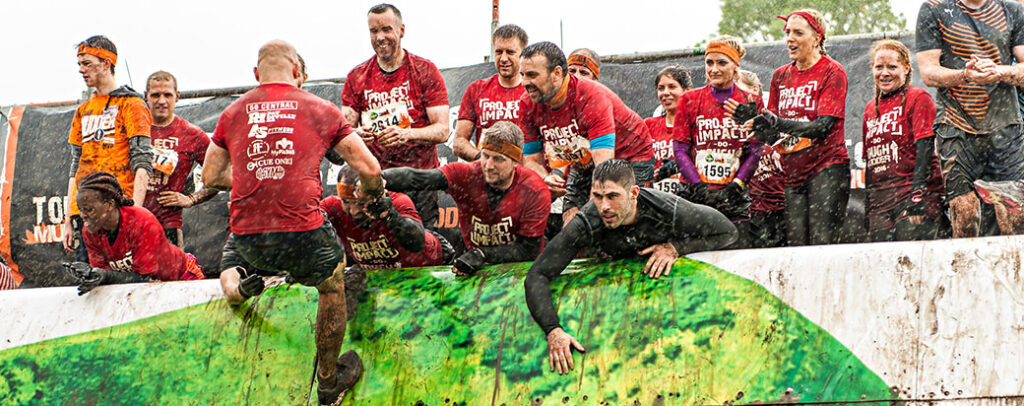 Branding opportunities at Tough Mudder Ireland 2016.