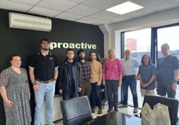 Student visitors from the US at Proactive