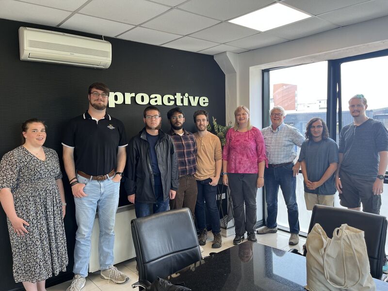 Student visitors from the US at Proactive