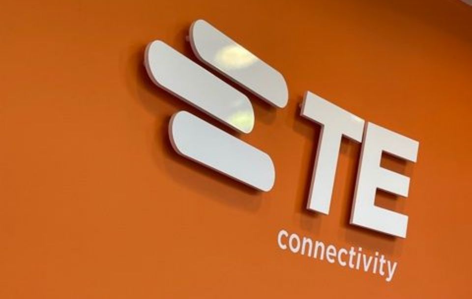Logo signage of TE connectivity
