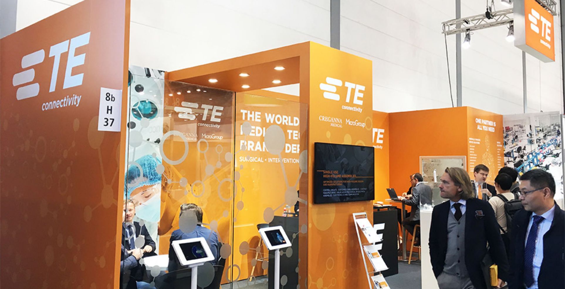 Stand booth for TE connectivity