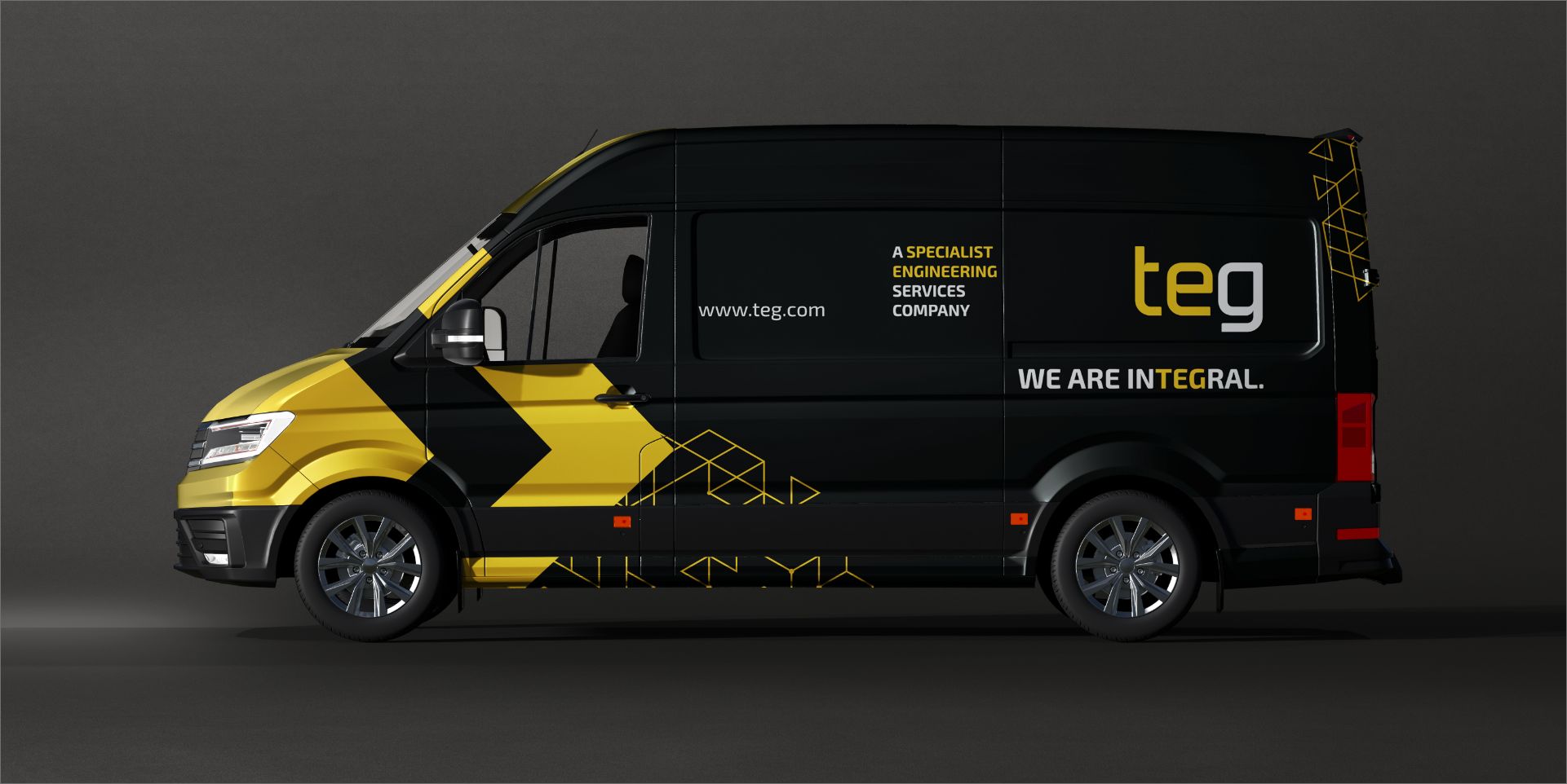 Branded van for teg